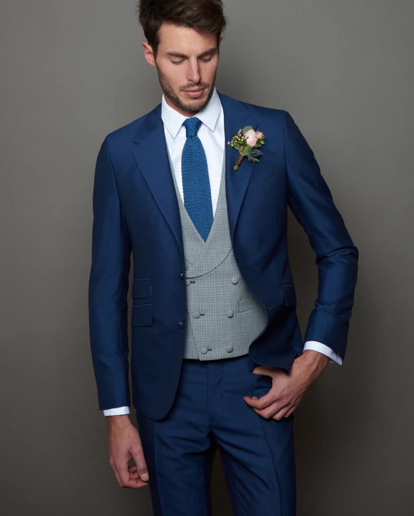 Gilet de costume croisé n°1