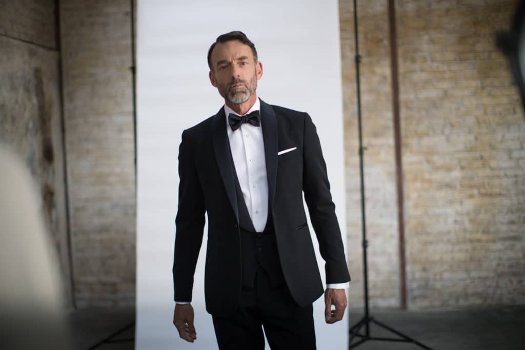 Gilet sous un smoking