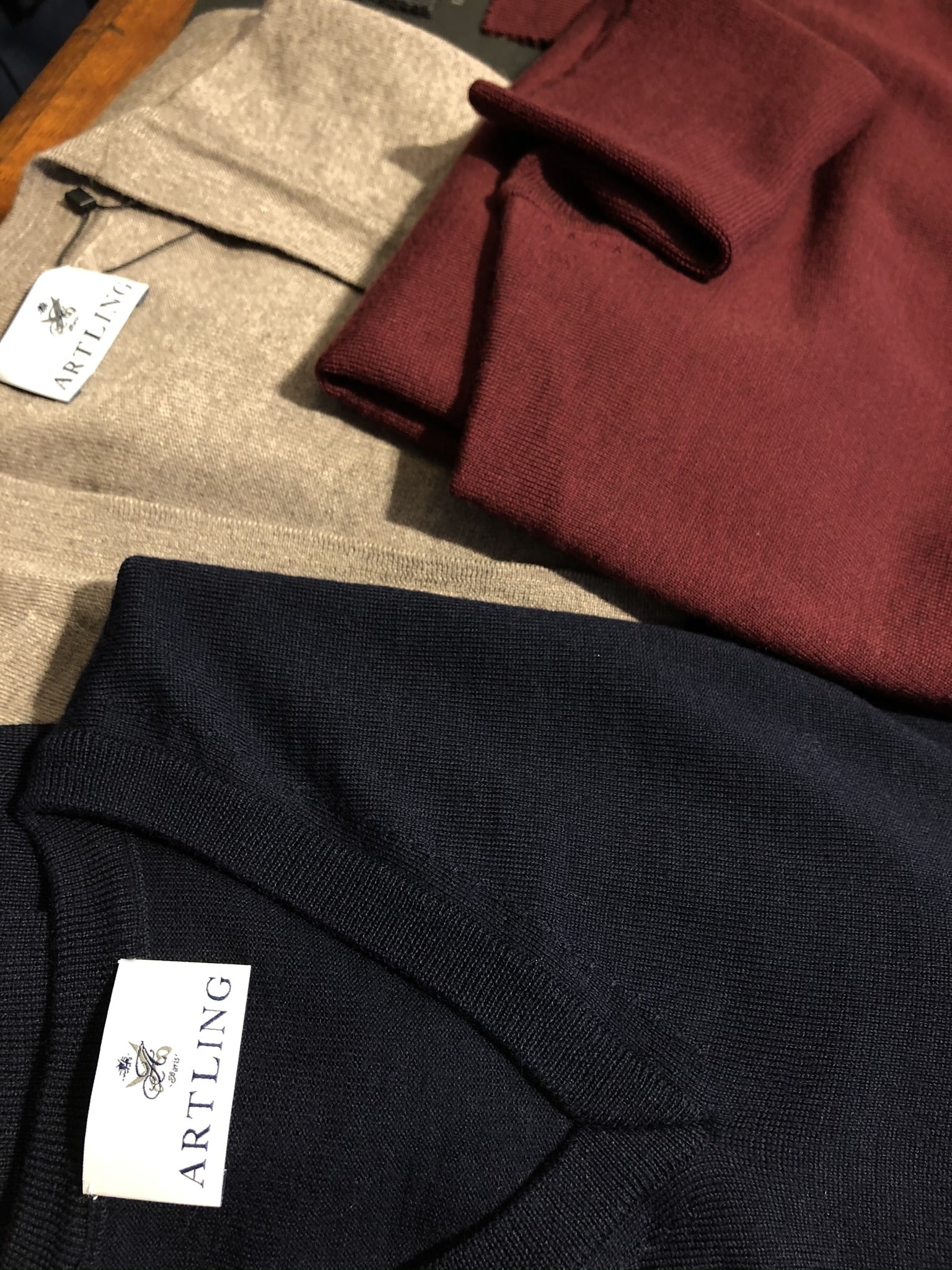 Exemple de pulls sur-mesure