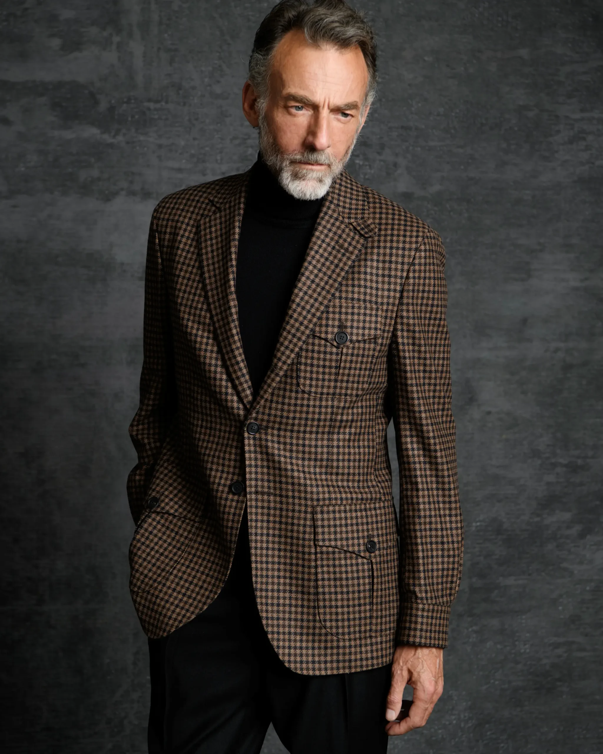 Artling Paris - sur mesure - Winter Safari jacket motif pied de poule