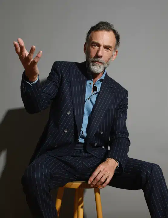 costume croisé homme