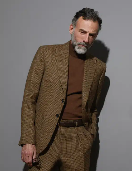 Costume motif gun club check