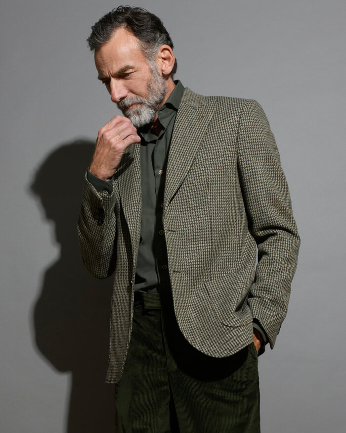 Chemise sur mesure verte Artling