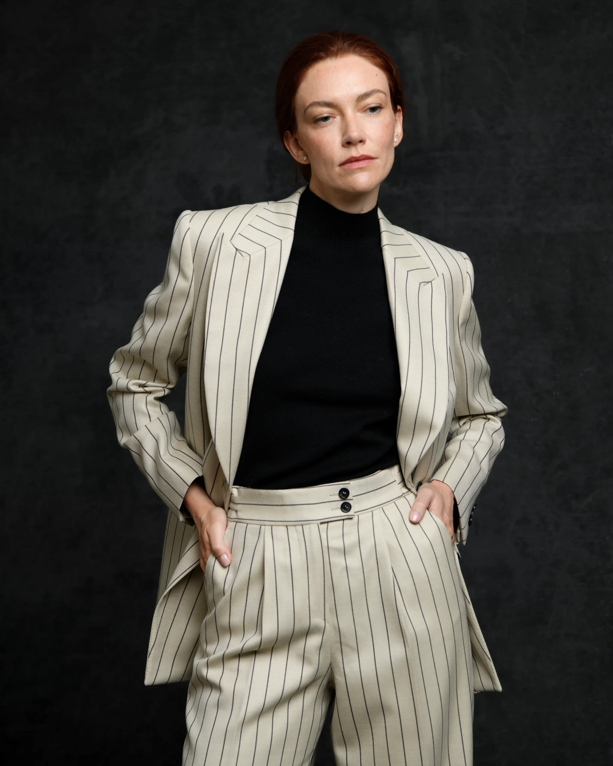 Artling Paris Collection Femme costume le rayé manteau