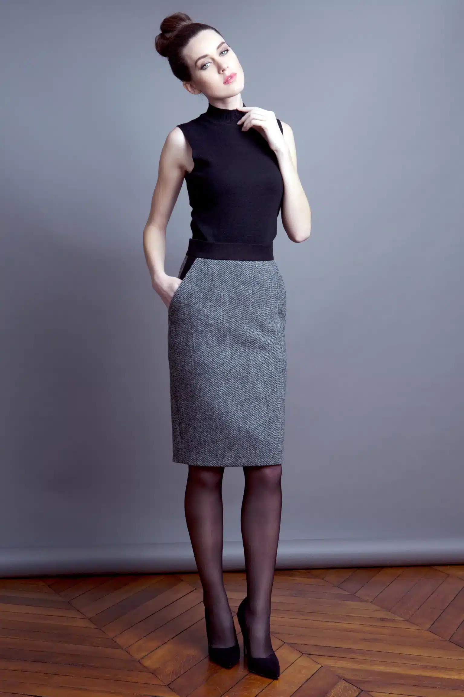 Artling Paris Collection Femme Jupe sur mesure en tweed