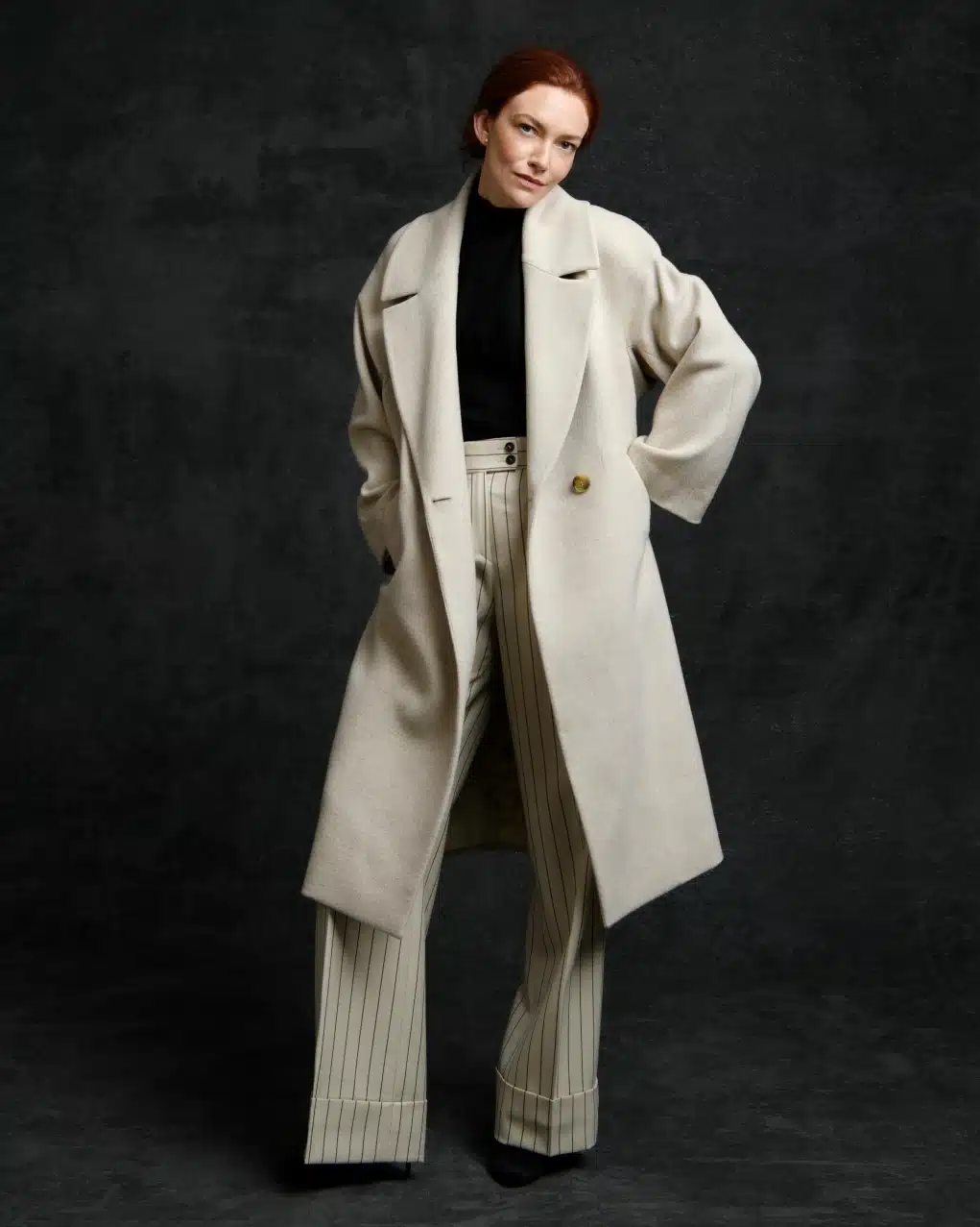 ARTLING Paris - Tailleur sur mesure - Manteau femme blanc crème