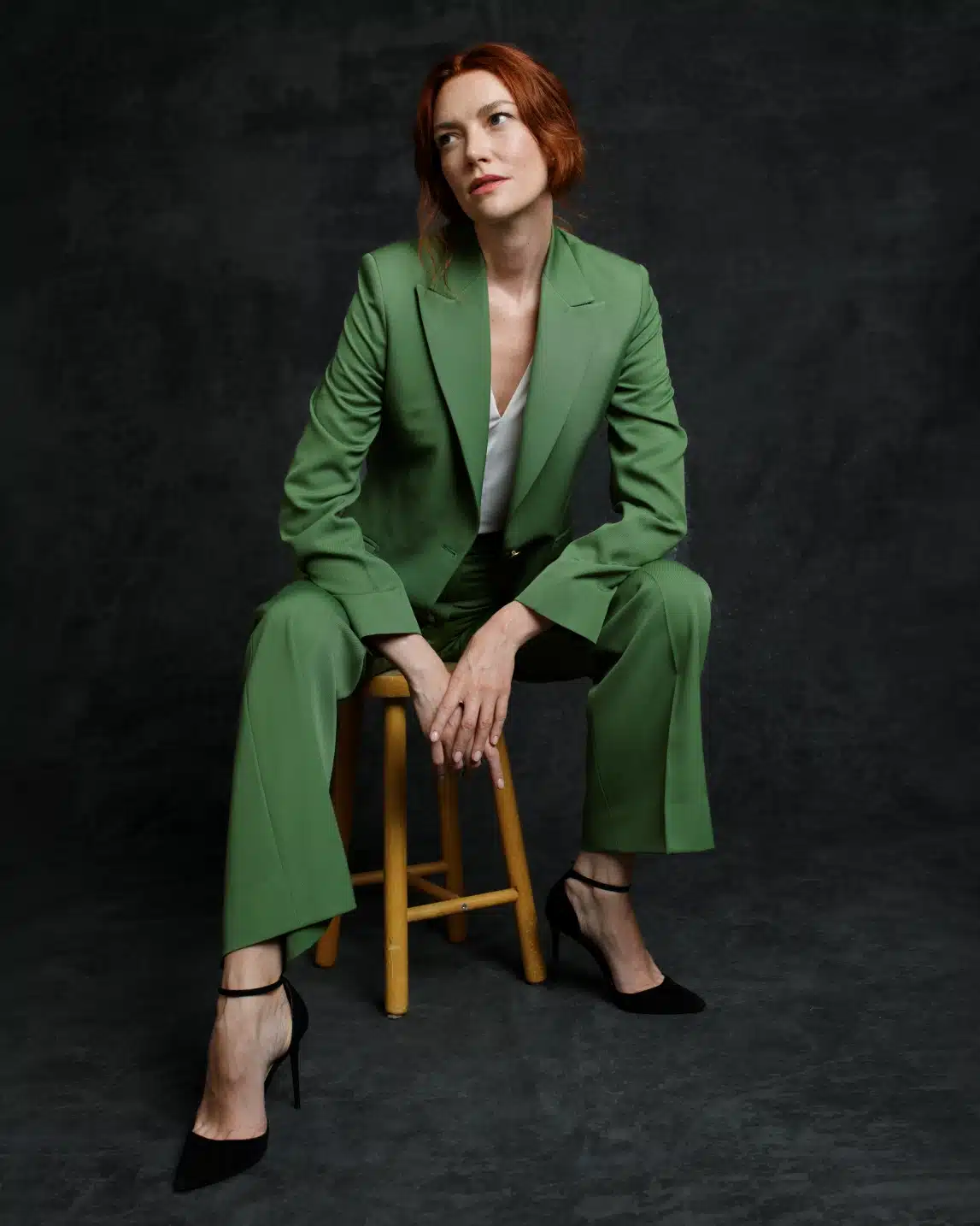 ARTLING Paris - Tailleur sur mesure - Tailleur en gabardine de laine vert