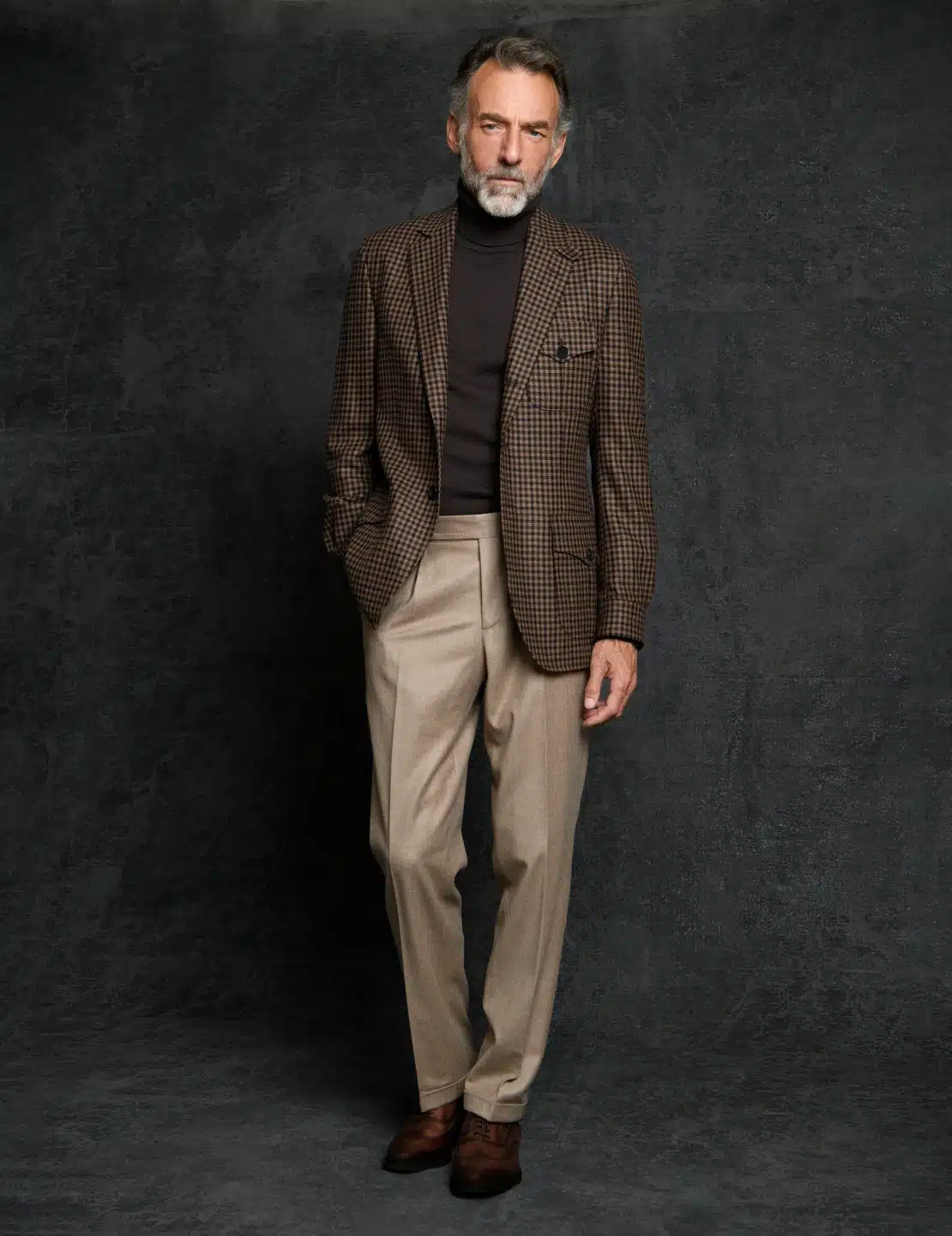 Artling Paris - sur mesure - Winter Safari jacket motif pied de poule