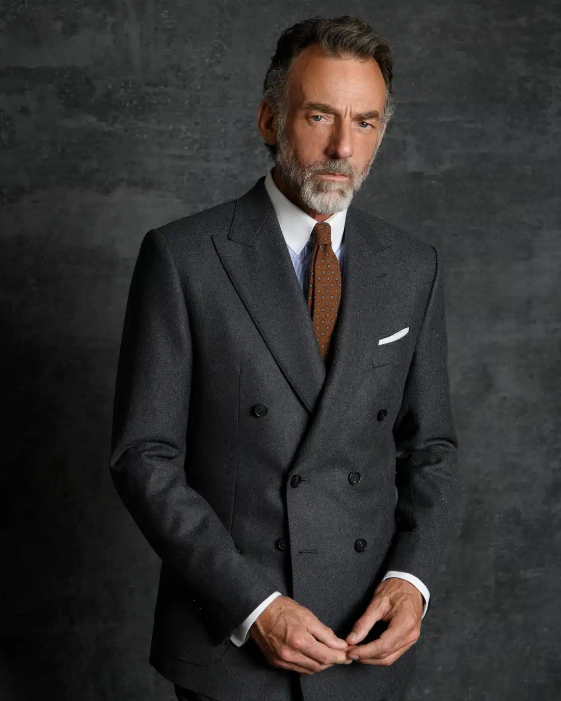 Artling Paris - sur mesure - Costume croisé flanelle gris