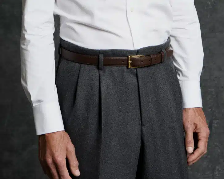 Artling Paris - sur mesure - Pantalon Hollywood en flanelle grise