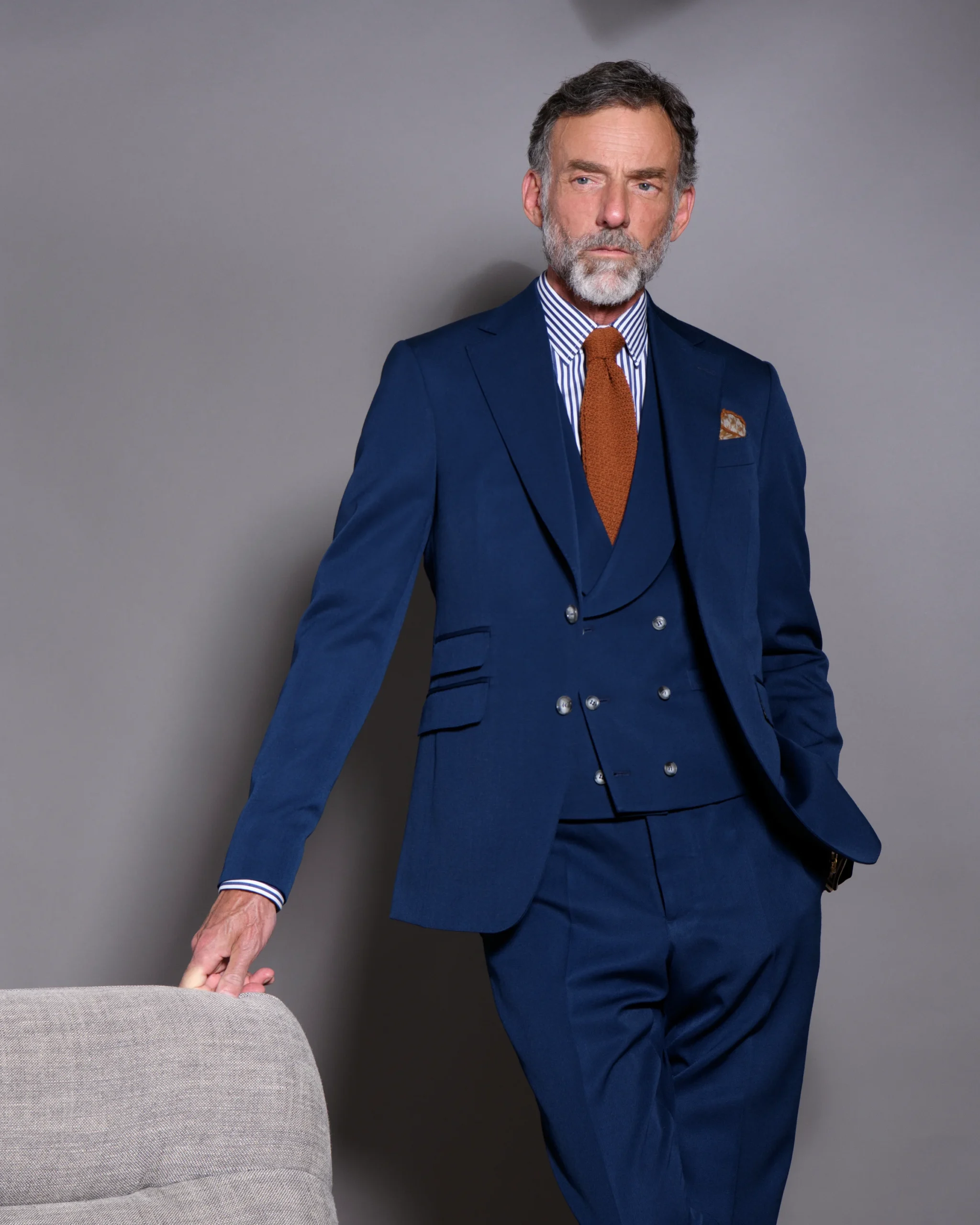 Artling Paris - Costume 3 pièces avec gilet col chale