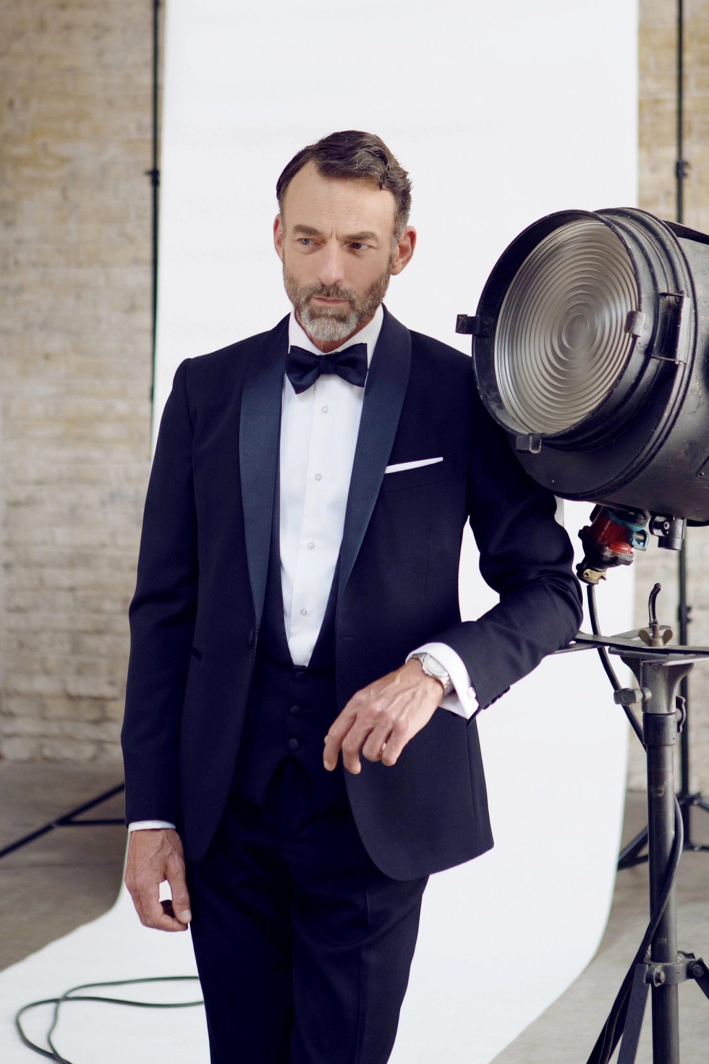 Smoking 3 pieces bleu marine