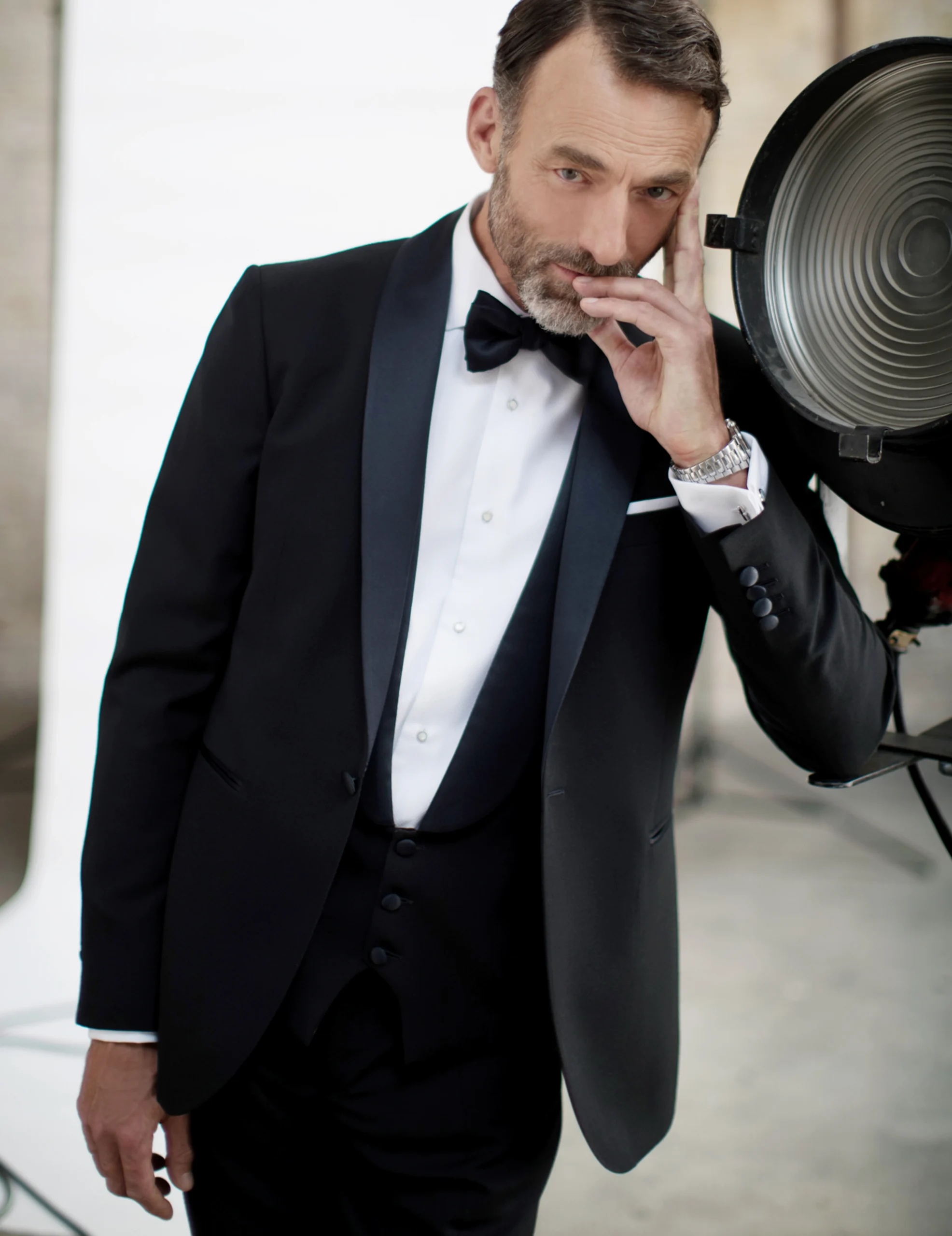 Smoking 3 pieces bleu marine